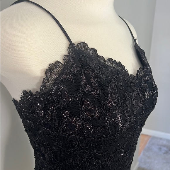 Betsey Johnson Vintage Black Lace Camisole & Pant Outfit - Picture 5 of 11